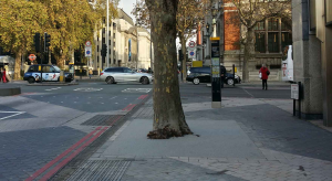 Addagrip Addastone TP tree pits in Exhibition Road, London