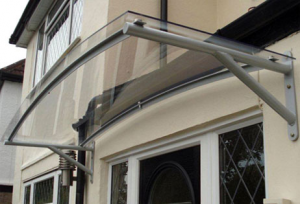 polycarbonate door canopy