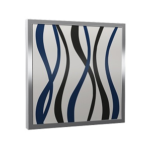 printed glass radiator