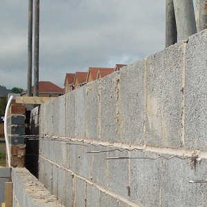 traditional block wall