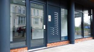Decayeux communal entrance doors