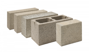 Lignacrete dense concrete blocks